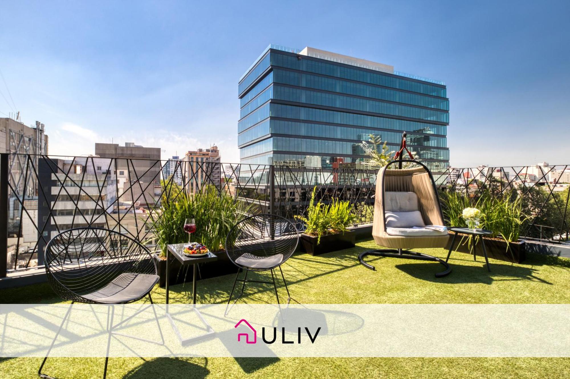 Uliv Apartments El Angel Kota Meksiko Bagian luar foto